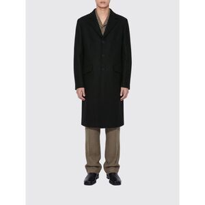Jil Sander Men Jil Sander Single-Breasted Long Coat In Virgin Wool And Cashmere